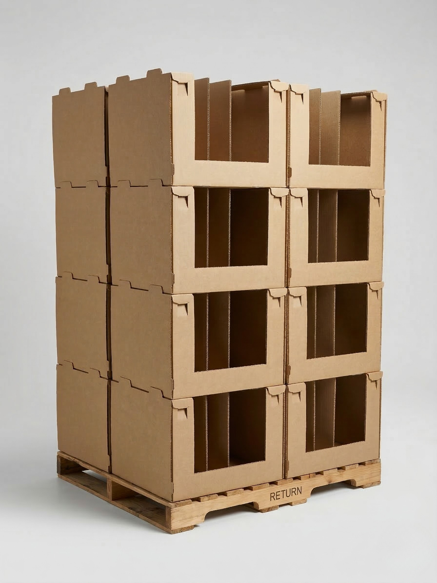 Palletized Corrugated Racking