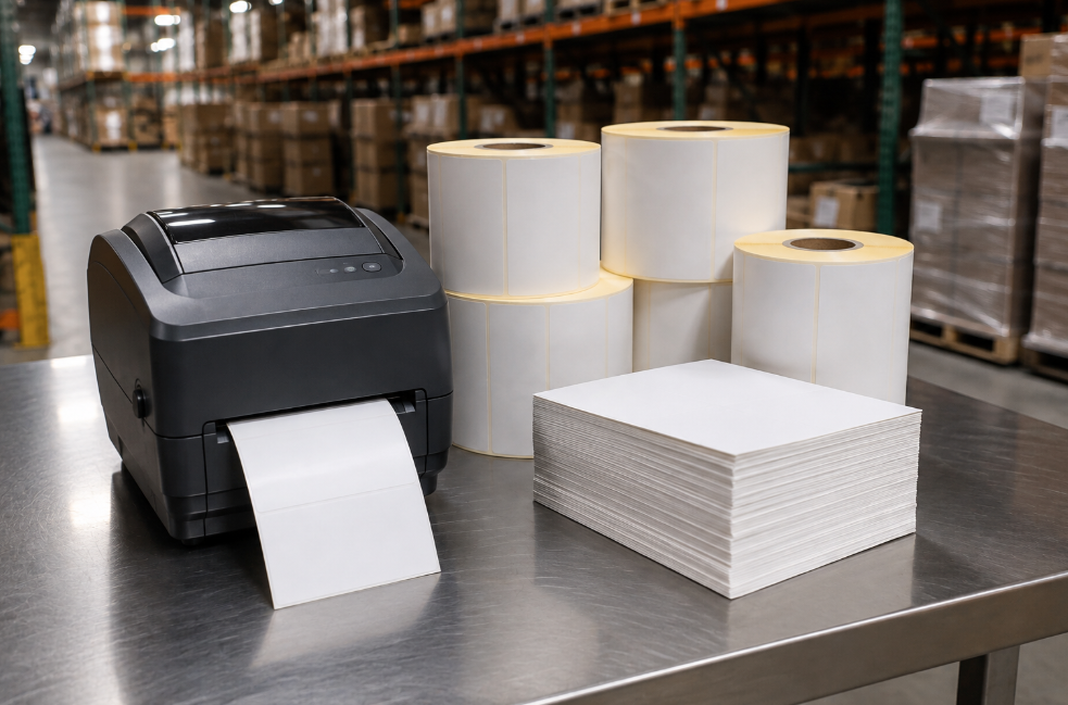 Thermal Shipping Labels Utah: Direct Thermal 4x6 In Stock