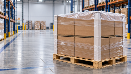 Pallet Covers vs. Pallet Protectors: Top Sheeting, Edge Protectors & Corrugated Pads