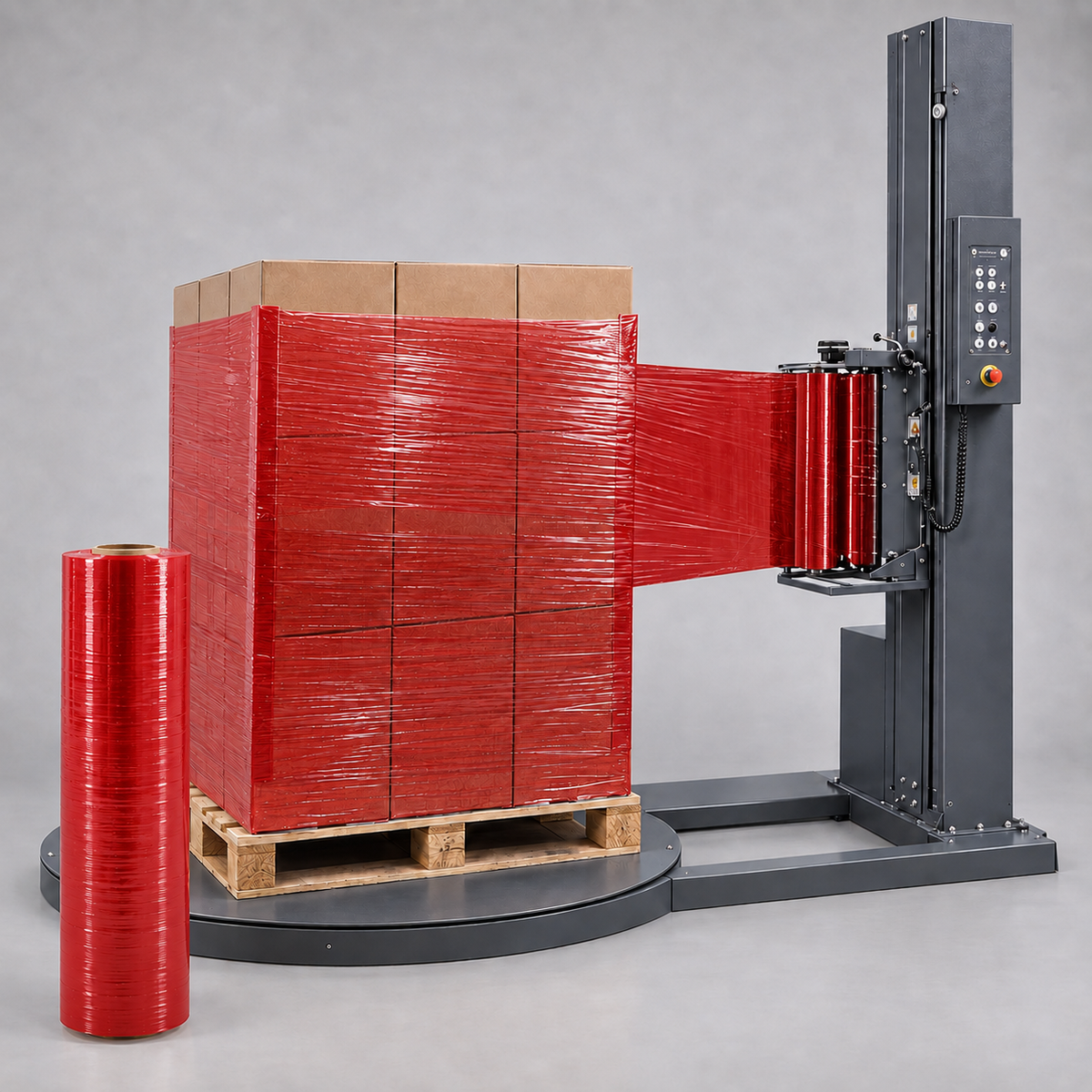 Cast Stretch Wrap — Machine Length — Colors 20"x6000' 80 Gauge
