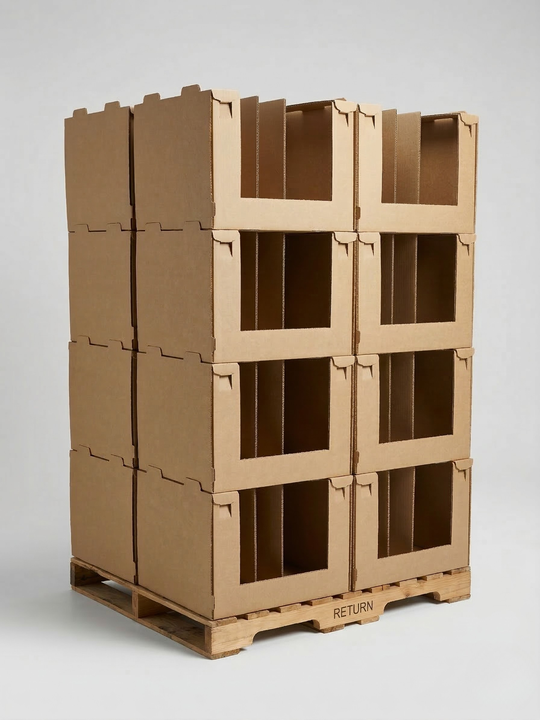 Palletized Corrugated Racking