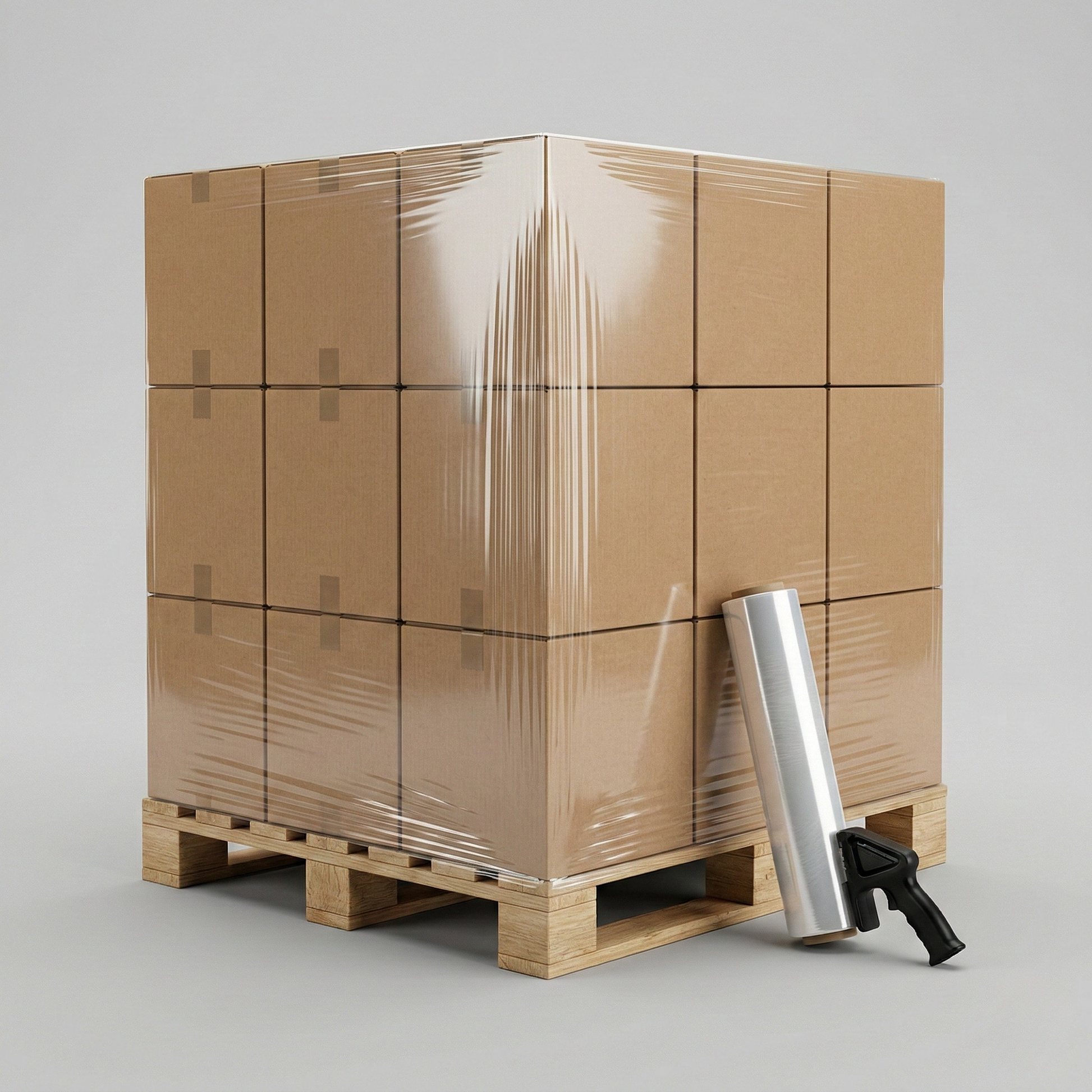Blown Stretch Wrap — Hand Length — 18"x1500' 70 Gauge