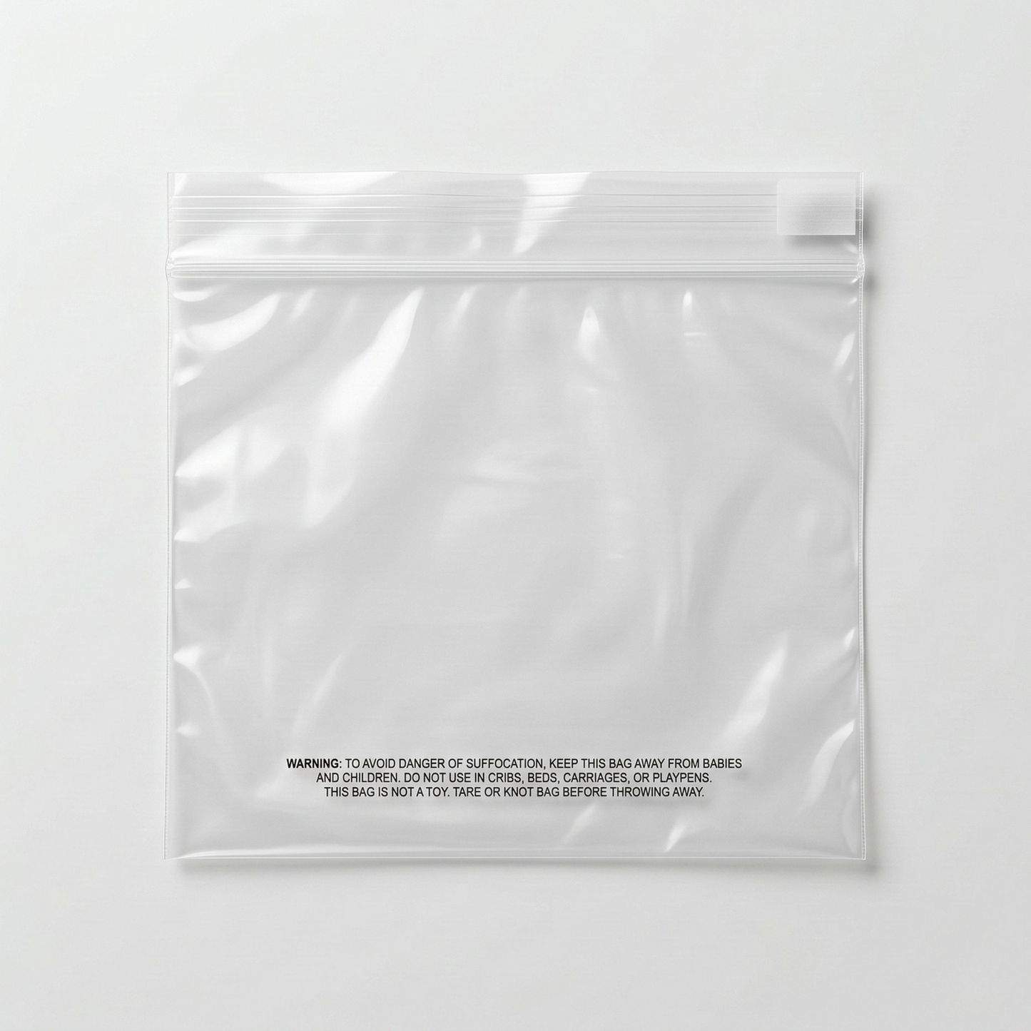 Suffocation Warning Bags — 4x6" 1.5 MIL